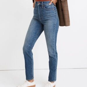 MADEWELL The Perfect Vintage Jean Comfort Stretch Edition Size 26 Med Dark Wash